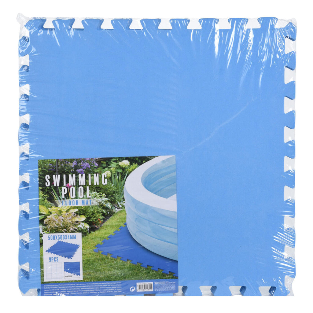 - Zwembadtegels Foam Blauw 50x50cm 9 stuks