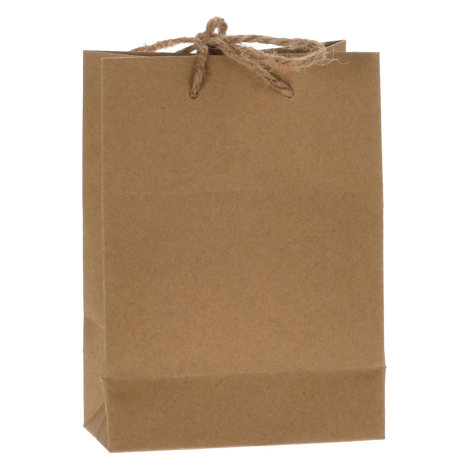 Geschenktas mini kraftpapier