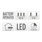 Home styling strengverlichting 20led 2m.multicolour