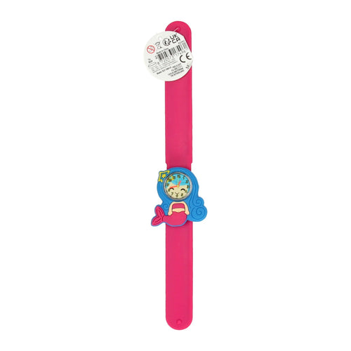- Klaparmband met Horloge - Zeemeermin
