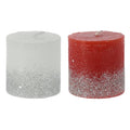 Rustieke Kaarsen met Glitters, 24st.