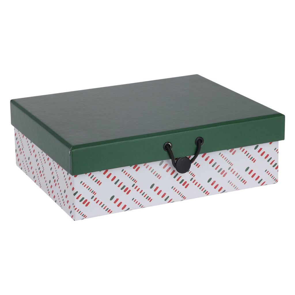 Koopman geschenkdozenset kerst cadeauverpakking karton set van 3 multicolor.