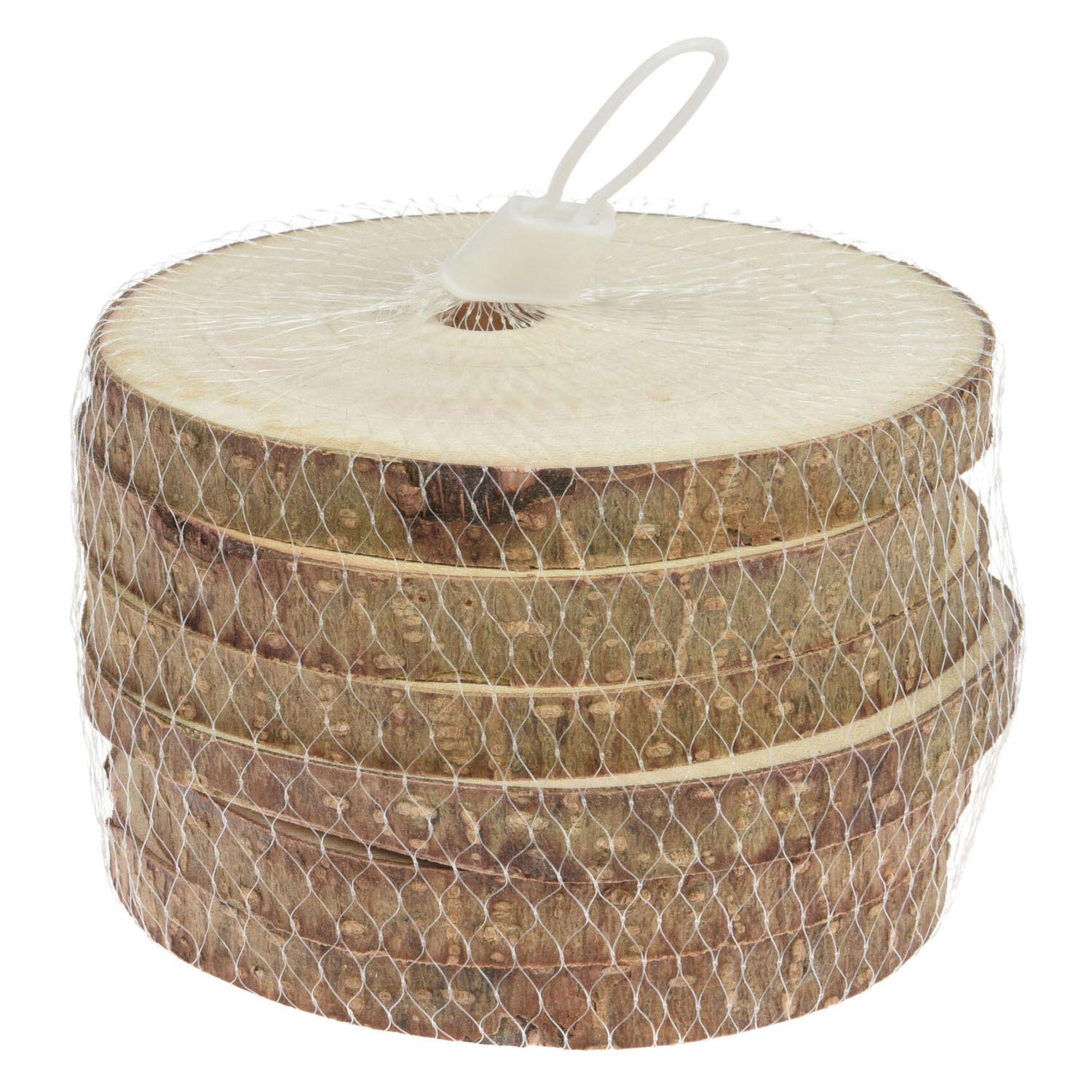 - Onderzetters Boomschors Hout 11cm 6 stuks