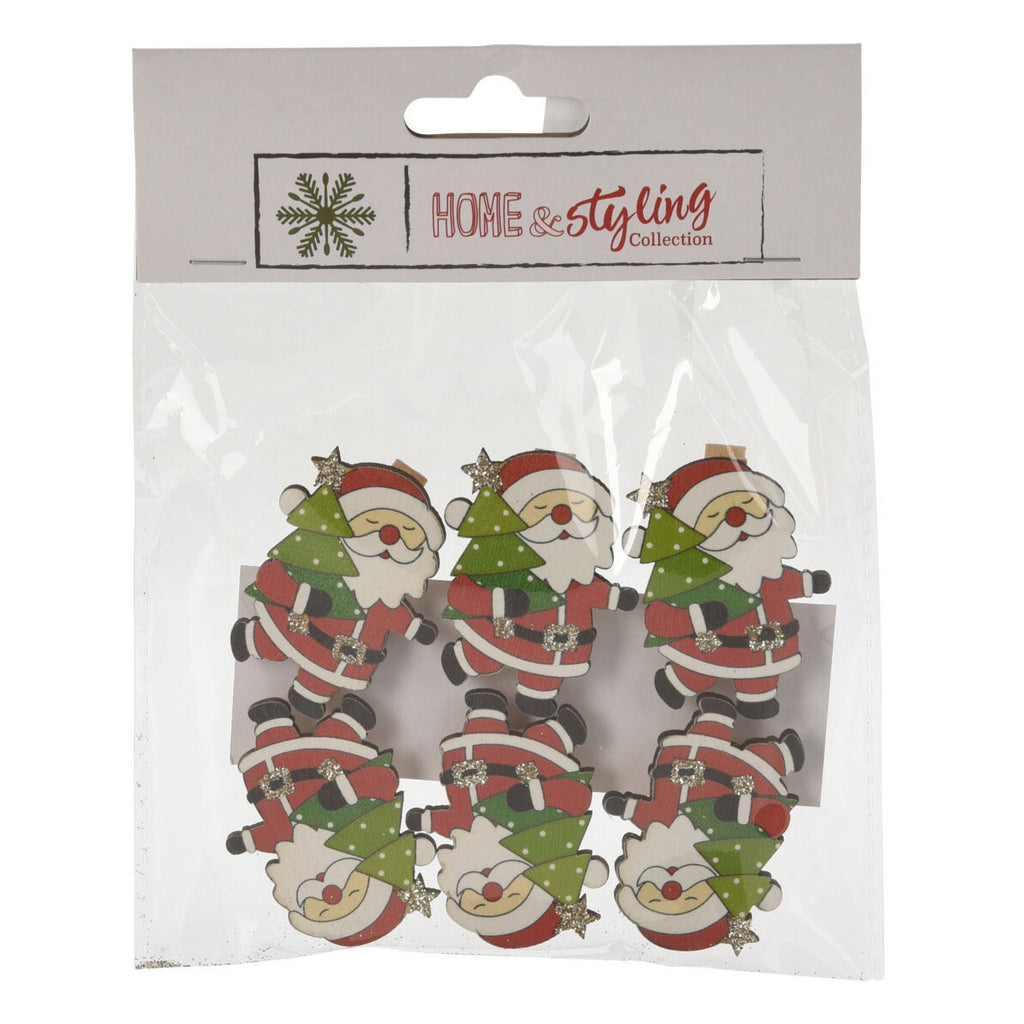 - Knijpers Kerst 6 stuks