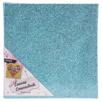 Canvas glitter 15x15cm, set van 12