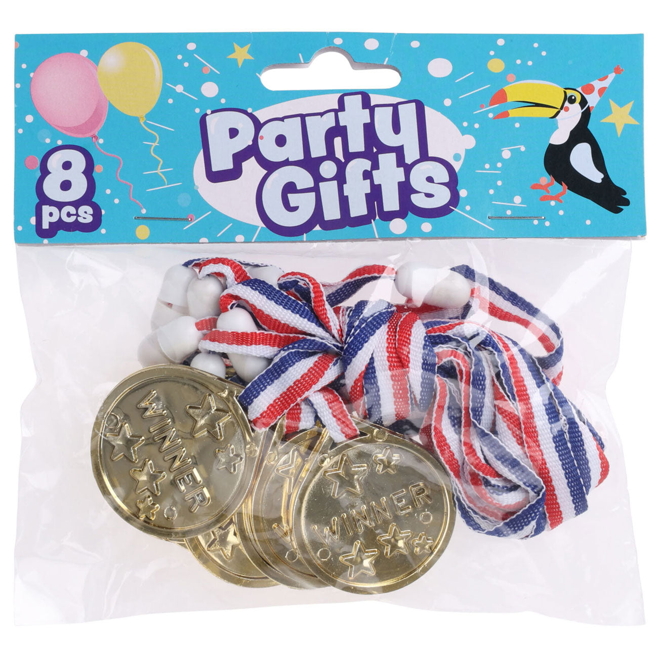 Uitdeelcadeautjes medailles, 8st.