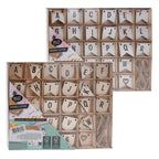 - Houten Letters 84 stuks
