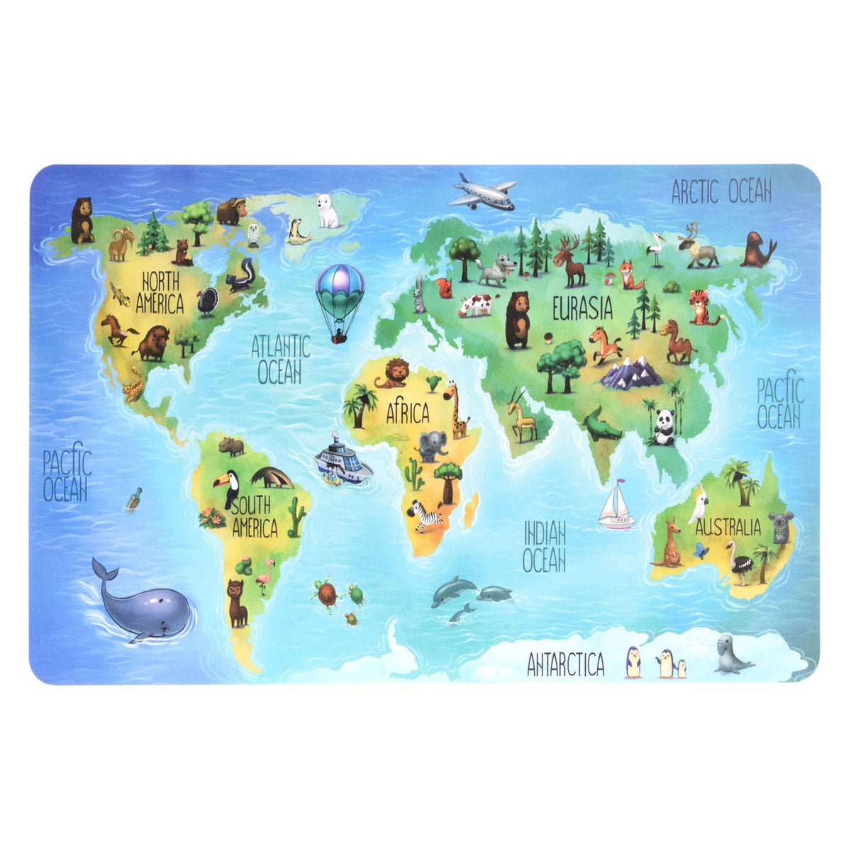 Koopman placemat thema, set van 12