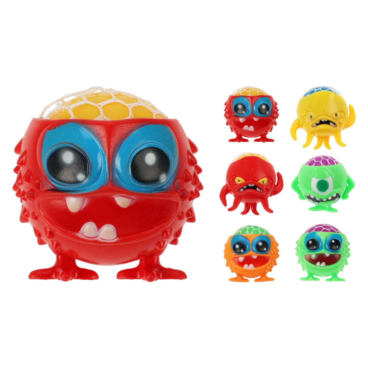 Knijpbal monster, 9cm