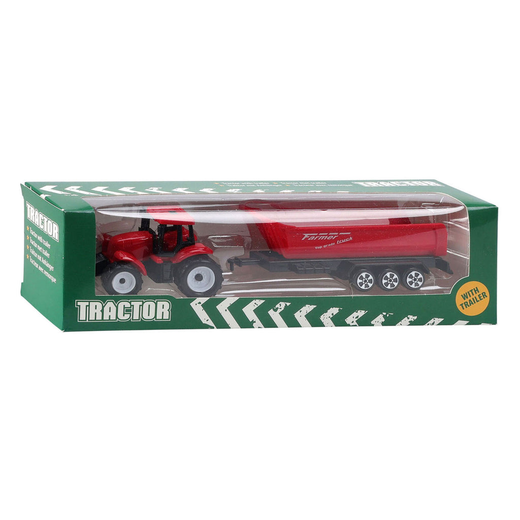 Tractor met aanhanger, 20,5cm