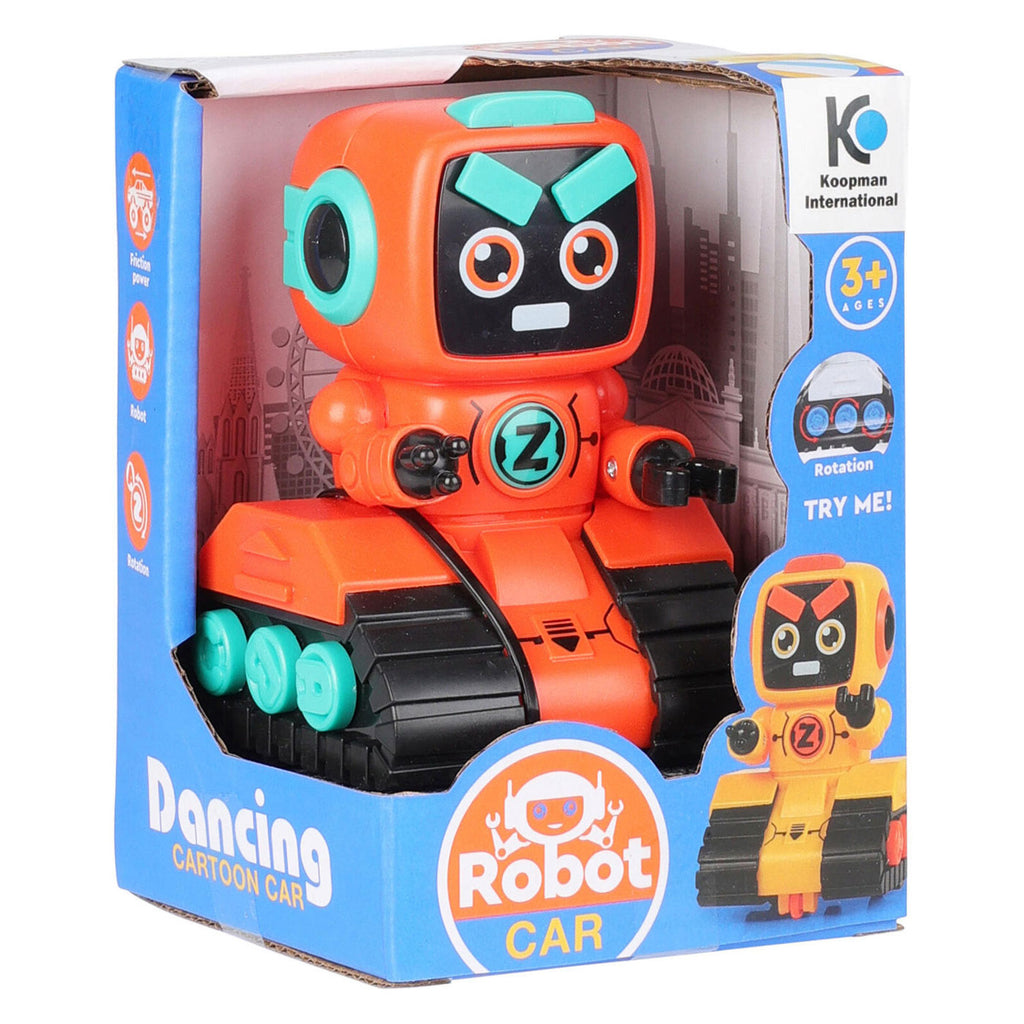 Koopman international bv frictie robot auto kleur, 12cm