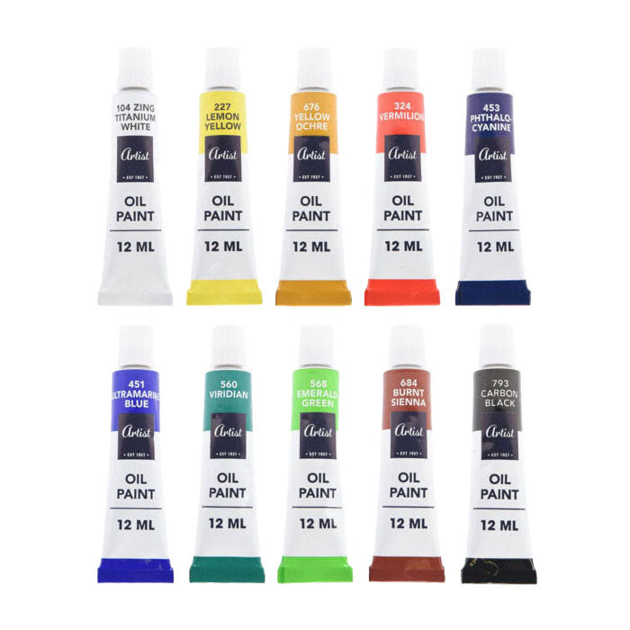 - Olieverf 10x12ml