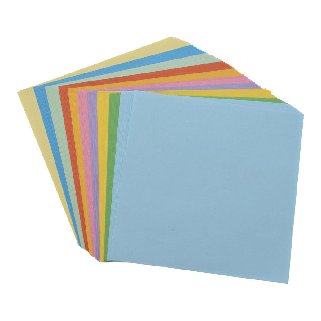 - Papier Gekleurd Vierkant 90 Vellen
