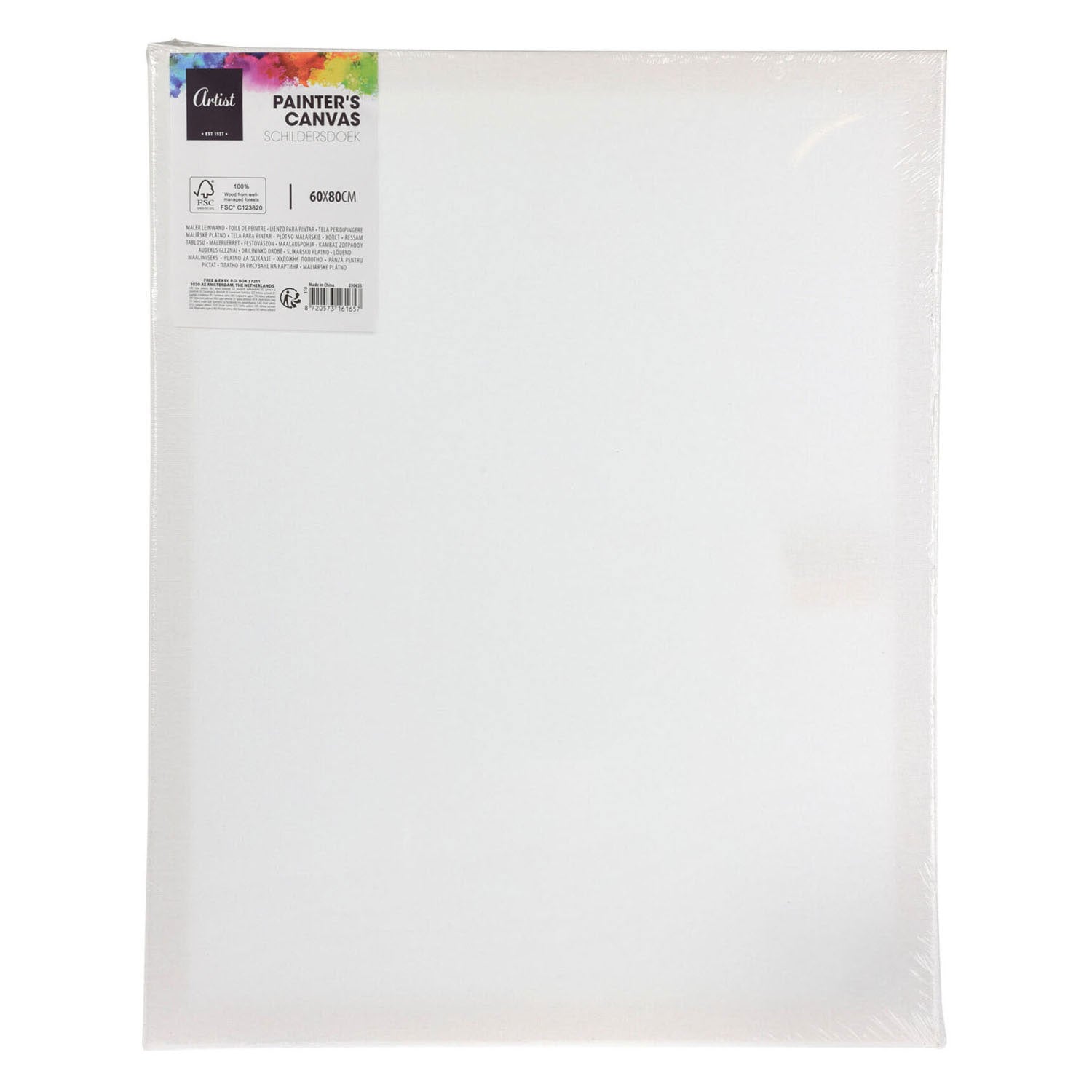 Canvas schildersdoek, 60x80cm