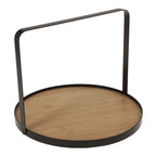 Serveerplateau bamboe metaal, 35cm