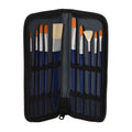 - Kwasten Set voor Olieverf in Opbergtas 10 stuks