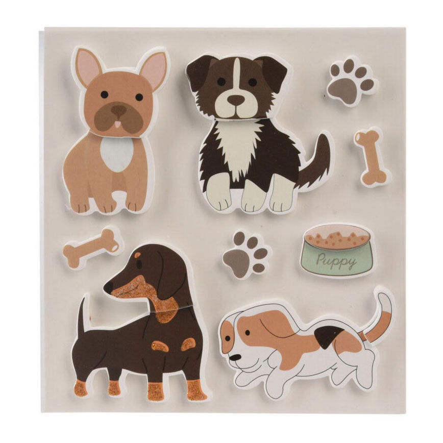 - 3D Stickervel Huisdieren