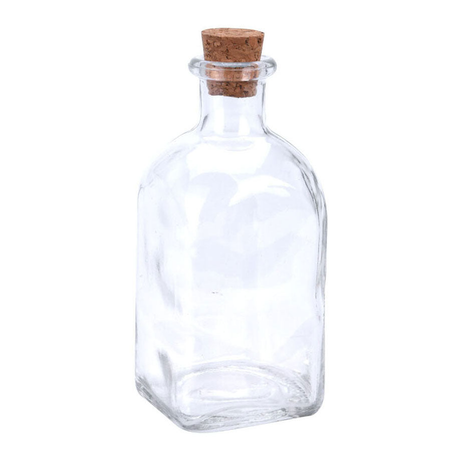 Excellent houseware fles glas met kurk 120ml
