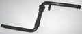 Bmx crank one piece zwart