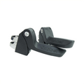 Qibbel - Voetsteunen junior 6+ (2 stuks) - zwart