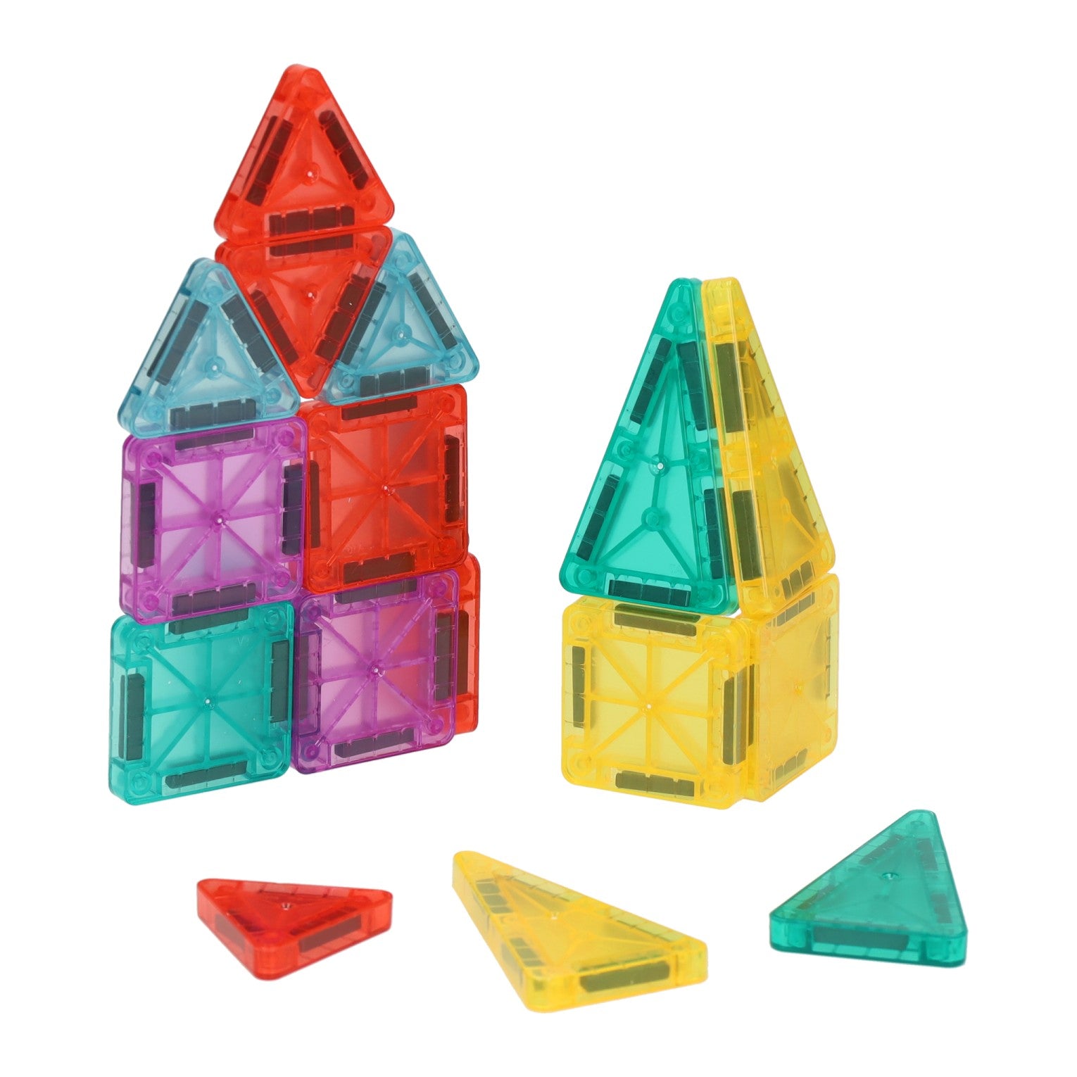 - Magnetische Bouwstenen in Blik - 18st.