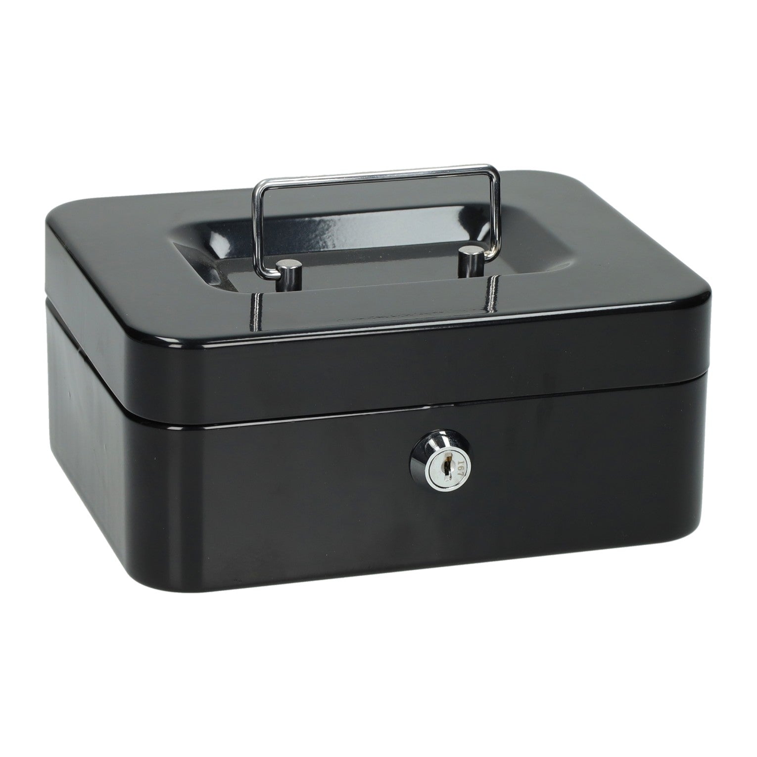 - Geldkist van Metaal met Slot - 20x16x9cm