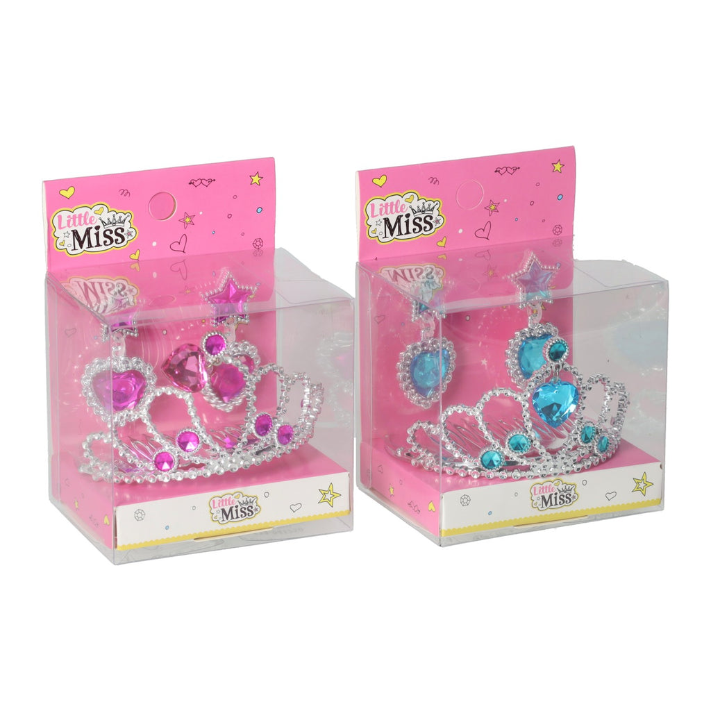 - Prinsessen Accessoireset Tiara en Oorbellen
