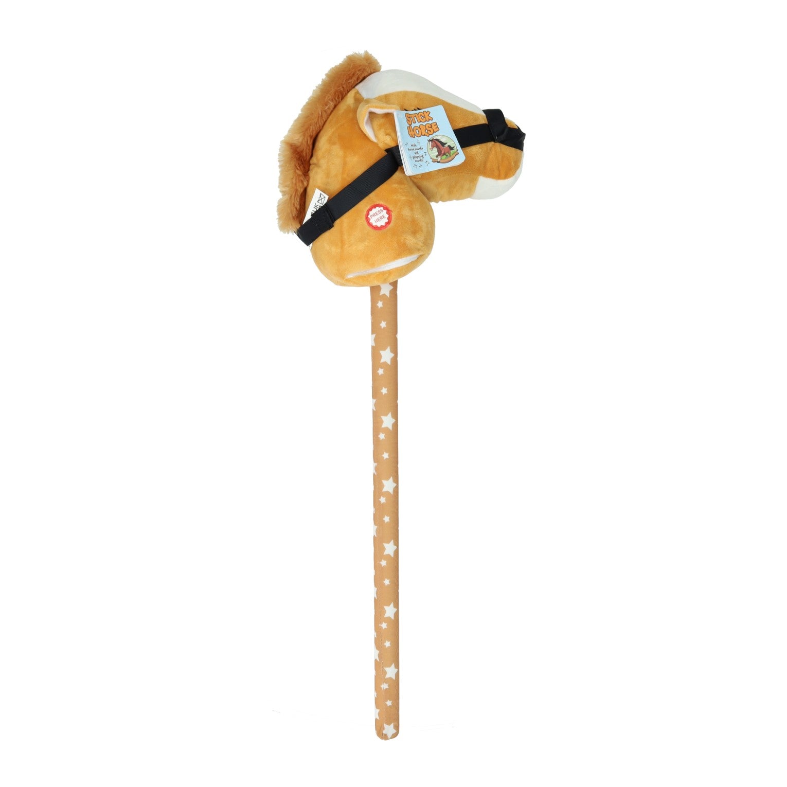- Pluchen Stokpaard met Geluid