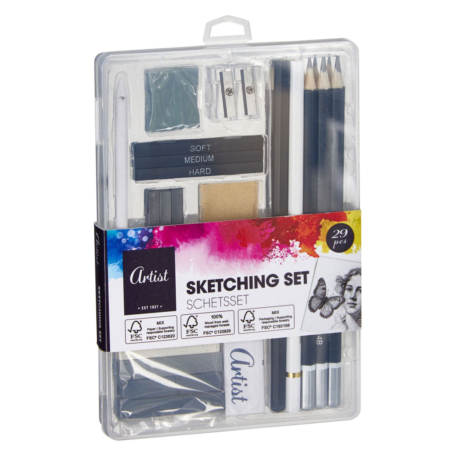 - Complete Schets Set - 29 delig