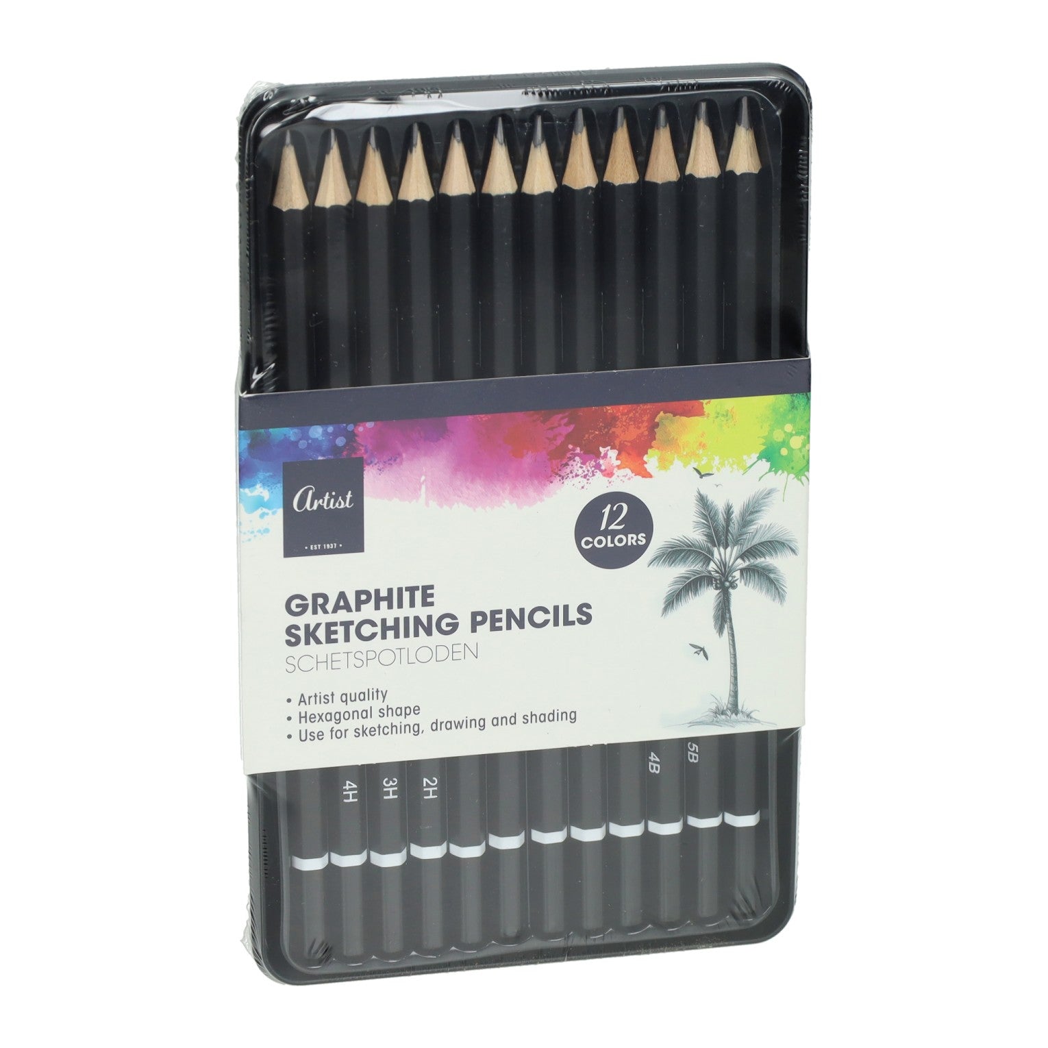 - Set Grafiet Potloden - 12 stuks