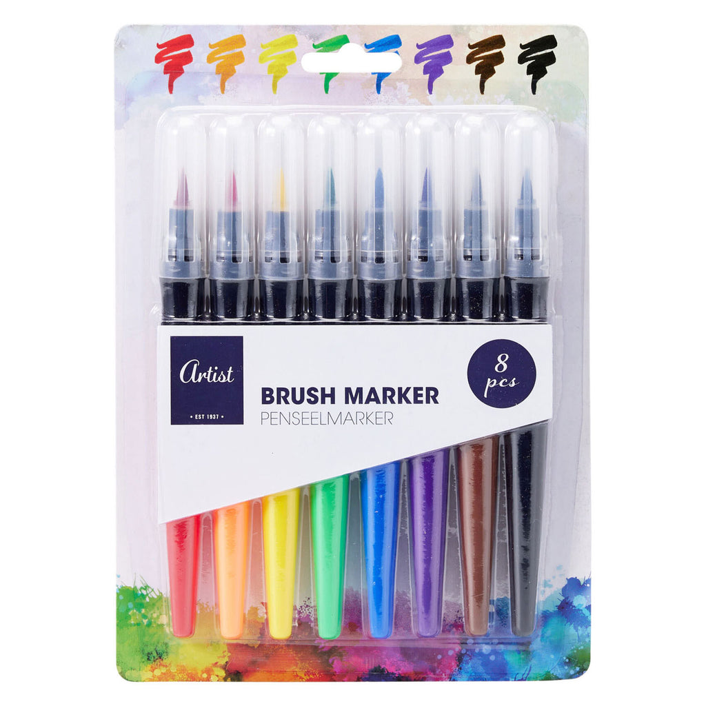 - Set Brush Tip Markers 15mm - 8st.