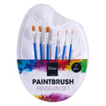 - Set Penselen - 6 stuks Met Palet