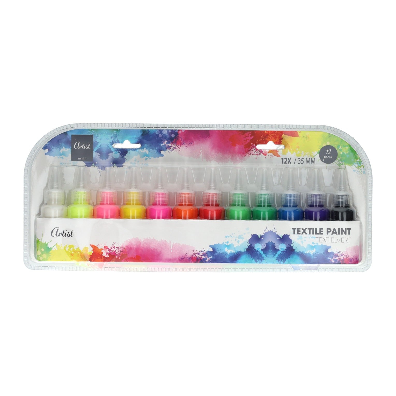 - Textielverf 35ml - 12 stuks