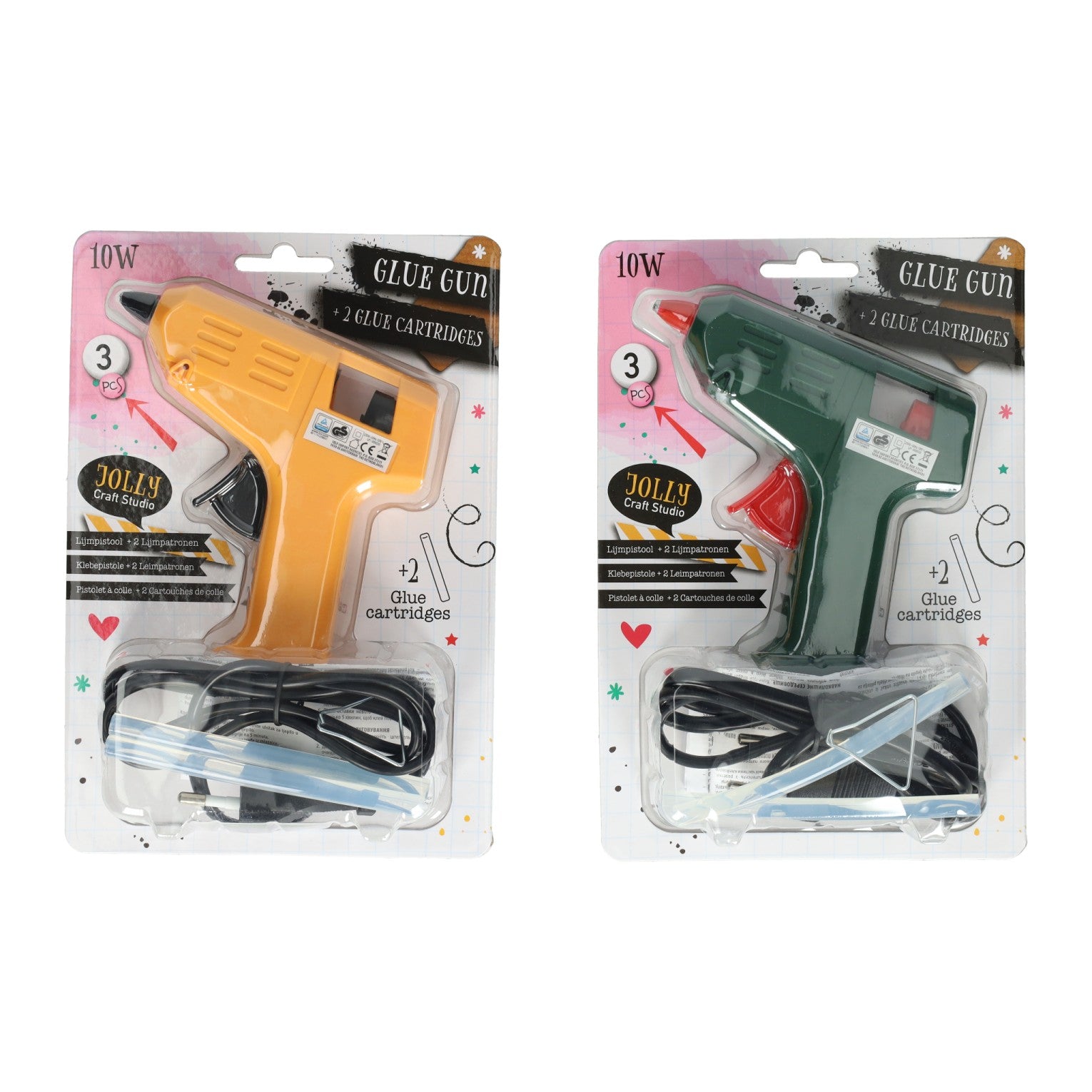 - Lijmpistool 10 Watt met 2 Lijmpatronen