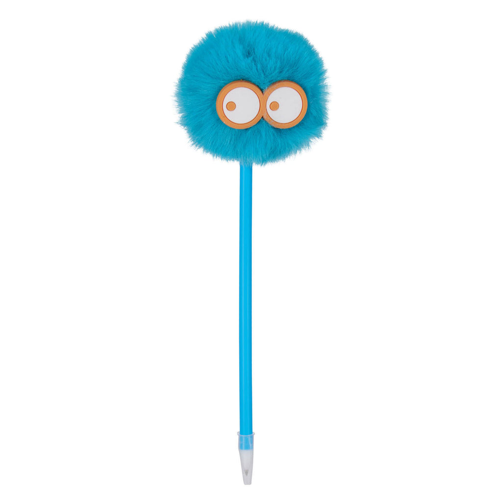 - Balpen met Pompom Zwartschrijvend