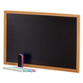 - Krijtbord 21x30cm met 4 Krijtjes en Spons