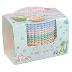 - Set Siliconen Cupcakevormen 7x35cm - 12 stuks