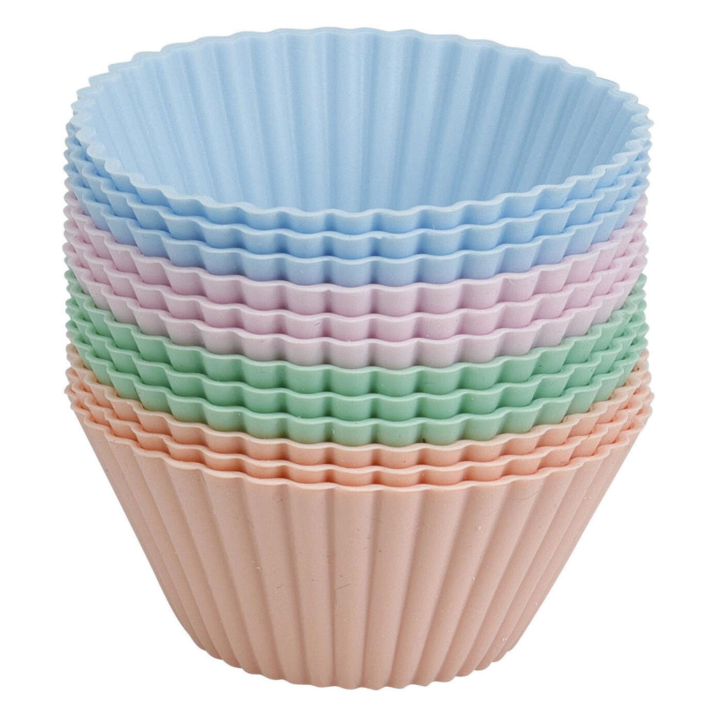 - Set Siliconen Cupcakevormen 7x35cm - 12 stuks