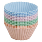 - Set Siliconen Cupcakevormen 7x35cm - 12 stuks