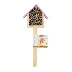 - Houten Insectenhotel op Prikker