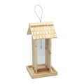 - Houten Hangende Vogelvoeder - 17x17x38cm