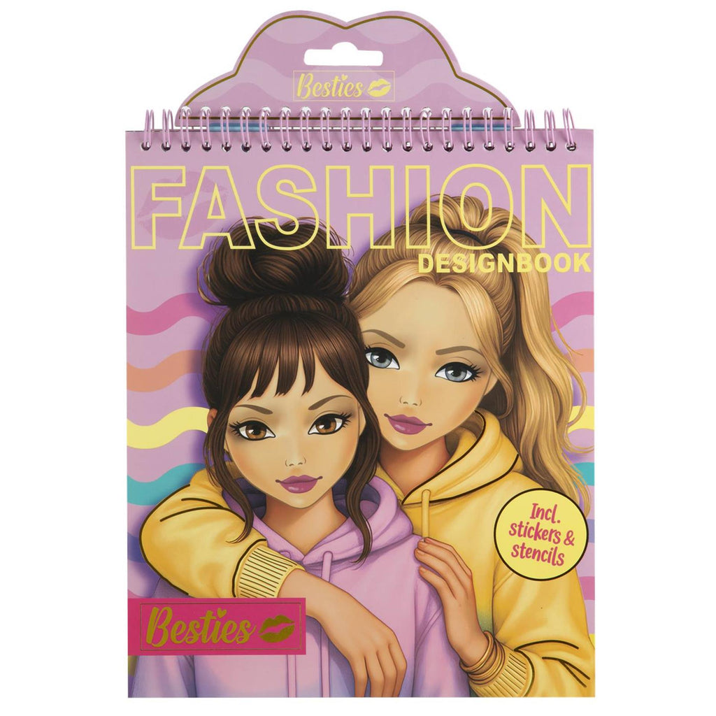 Besties - Fashion designer book neon 24x20cm