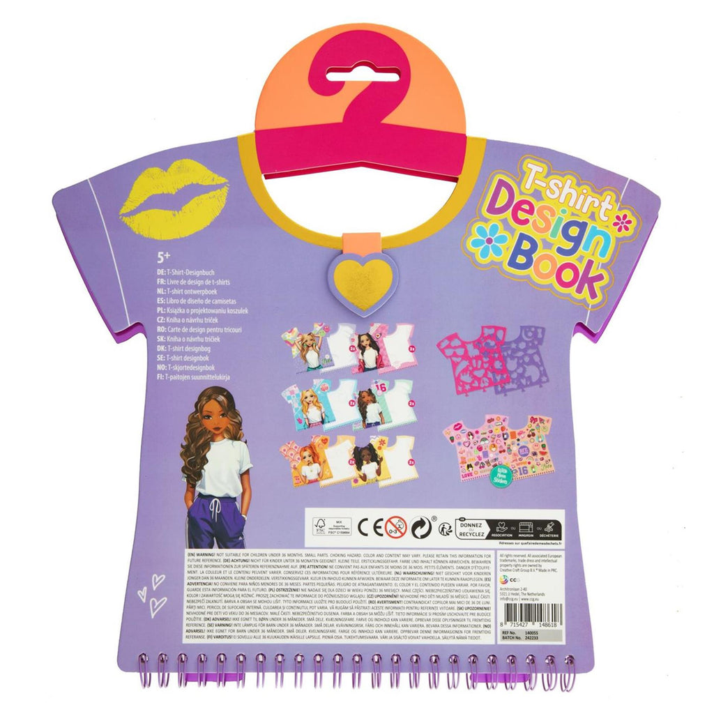 Besties t-shirt design book 20 vel