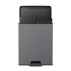 Curver deco bin duo 26l+26l cool grey