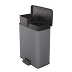 Curver deco bin duo 26l+26l cool grey
