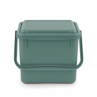 Rotho bio compostemmer - gft afvalbak 5l - bpa vrij - groen