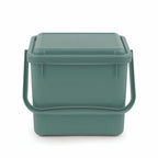 Rotho bio compostemmer - gft afvalbak 5l - bpa vrij - groen