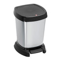 Rotho - Rotho paso pedaalemmer 6l zilver/metallic