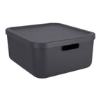 Rotho - Rotho albula decoratie opbergbox 20l antraciet
