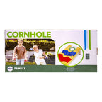 Bex sport bex cornhole family – amerikaans werpspel – bean bag spel – compacte cornhole set met 1 speelbord (60x30x7 cm) – inclusief 8 pittenzakken – vanaf 8 jaar
